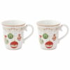 Karácsonyi porcelán bögre szett Christmas Eve
