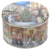Karácsonyi fémdoboz - 210x120mm - Xmas Shopping