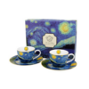 Porcelán csésze - 110ml - Van Gogh: Csillagos éj
