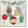 Vintage Baubles papírszalvéta 33x33cm, 20 db-os