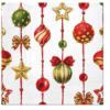 Adorned Ornaments papírszalvéta 33x33cm, 20db-os