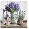 Lavander in Bucket papírszalvéta 33x33cm, 20 db-os
