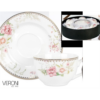 Ysabel porcelán csésze szett - 250ml - 6 személyes