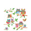 Owls in Summerland papírszalvéta 33x33cm, 20db-os