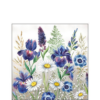Mixed Meadow Flowers papírszalvéta 25x25cm, 20db-os