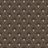 Art Deco Black papírszalvéta 33x33cm,20db-os
