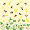 Bees Joy papírszalvéta 33x33cm, 20db-os