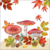 Fly agaric group papírszalvéta 33x33cm, 20db-os