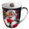 Mikulás porcelán bögre - 400ml - Hush Hush