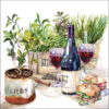Wine &amp; Herbs papírszalvéta 33x33cm, 20db-os