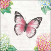 Butterfly poem papírszalvéta 33x33cm, 20db-os