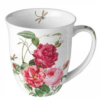 Virágos porcelán bögre - 400ml
