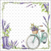 Lavender love papírszalvéta 33x33cm, 20db-os