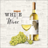 White wine papírszalvéta 33x33cm, 20db-os
