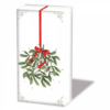 Mistletoe with bow white  papírzsebkendő 10db-os
