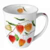 Porcelán bögre - 400ml - Lampion flower