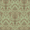 Baroque ornament green papírszalvéta 33x33cm, 20db-os