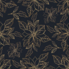Poinsettia outline black papírszalvéta 33x33cm, 20db-os