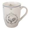 Porcelán bögre - 350ml - French Rooster