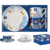 Porcelán csésze és alj 240ml 2 személyes dobozban, Aquarium,  Atmosphere