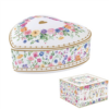 R2S.3112MAMO Porcelán fedeles ékszertartó tálka 12x12x6cm, dobozban, Mon Amour