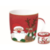 Porcelán bögre télapós - Christmas Friends