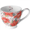 Poinsettia And Berries porcelán bögre 450ml