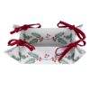 Karácsonyi Pamut Kenyérkosár Szarvasos - 35x35 cm - Holly Christmas