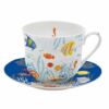 Porcelán csésze és alj 400ml Aquarium,  Atmosphere