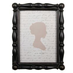 Fekete balusztrádos képkeret 