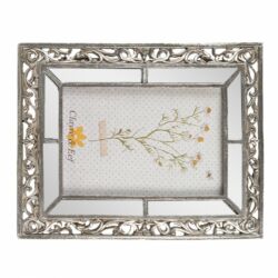 Ezüstös indás fényképkeret