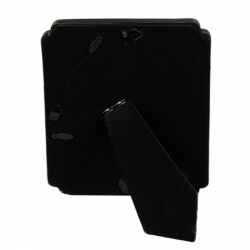 Fekete képkeret rózsás, arany antikolással