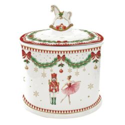 Karácsonyi porcelán tároló Magie de Noel