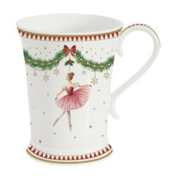 Karácsonyi porcelán bögre - Magie de Noel