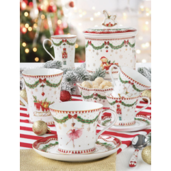 Karácsonyi Porcelán mélytányér Magie de Noel