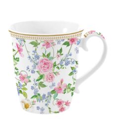 Porcelán bögre - 275ml - Garden Joy