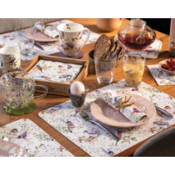 Busy birds átvilágítós gyertya 10x10cm