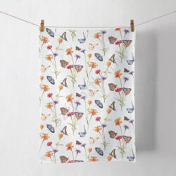 Butterfly garden konyharuha 50x70cm