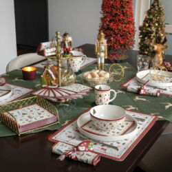 Karácsonyi porcelán bögre - 400ml - Ornaments All Over