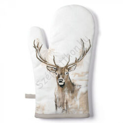 Edényfogó kesztyű - 18x30cm - Antlers