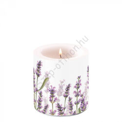 Átvilágítós gyertya - 8x7.5cm - Lavender Shades