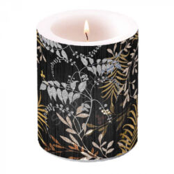 Átvilágítós gyertya - 12x10cm - Luxury Leaves