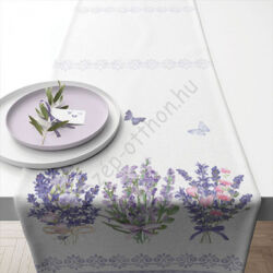 Levendula virágos asztali futó 40x150cm Lovely lavender