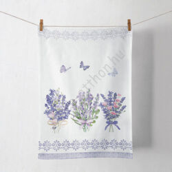 Levendula virágos konyharuha 50x70cm Lovely lavender