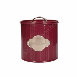 Tea Kávé Cukor tárolódoboz szett - Burgundi