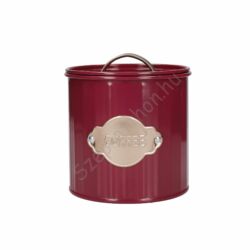 Tea Kávé Cukor tárolódoboz szett - Burgundi