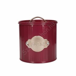 Tea Kávé Cukor tárolódoboz szett - Burgundi