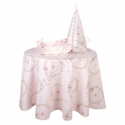 Húsvéti nyuszis asztalterítő - 170cm - Floral Easter Bunny