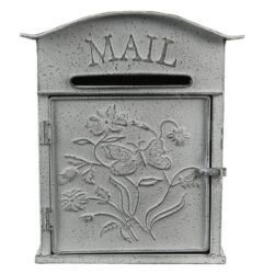 Fém postaláda - szürke