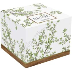 Porcelán teáskanna akácfa tálcán - 750ml